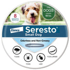 Seresto Flea & Tick Collar for Dogs, over 18-lbs, 1 Collar (8-mos. supply)